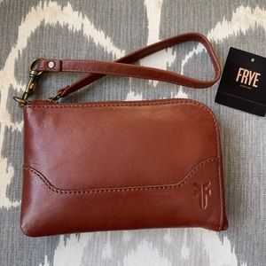 Frye Leather Wristlet